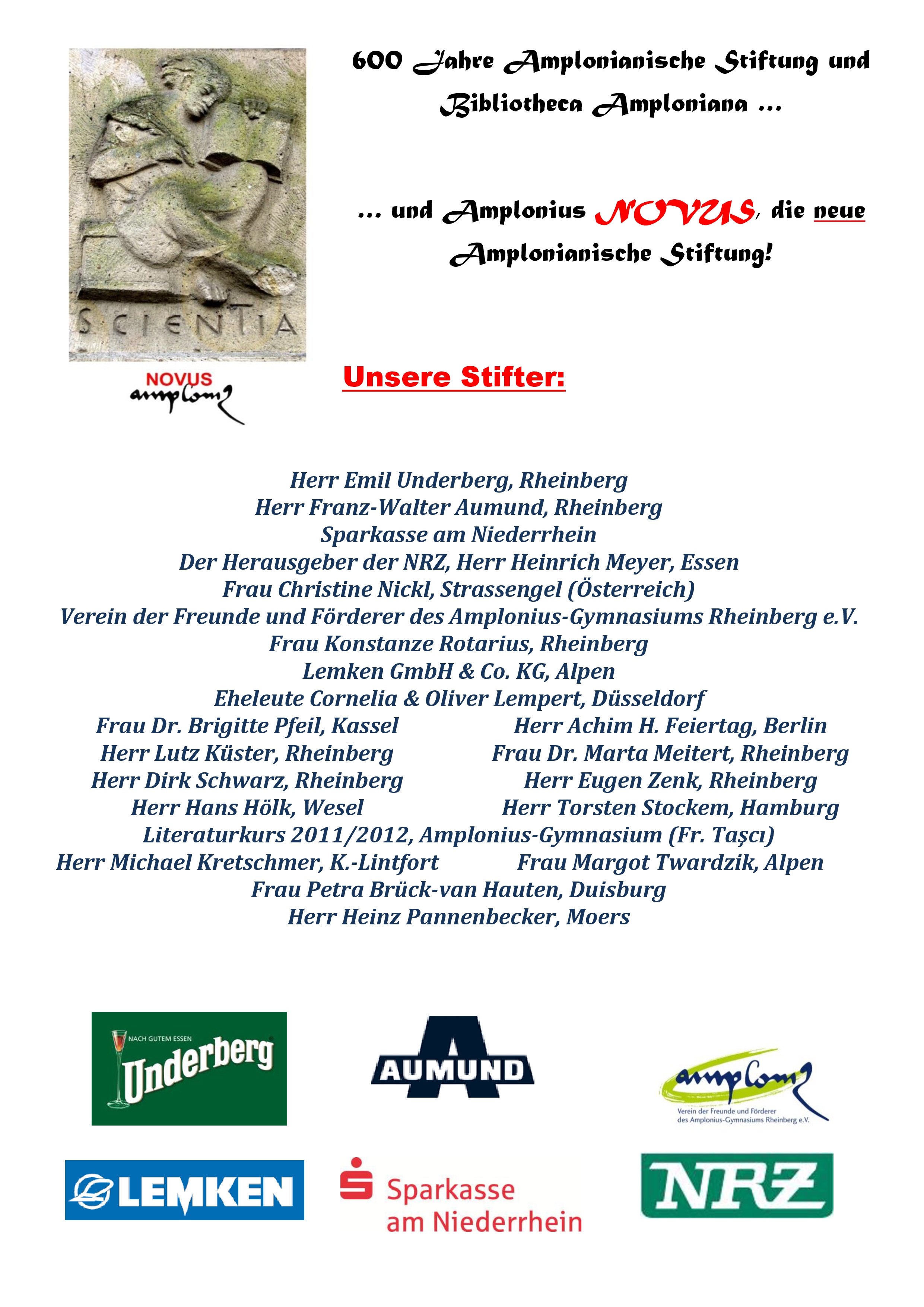 Stifter-Liste öffentlich (Stand Juli 2014)